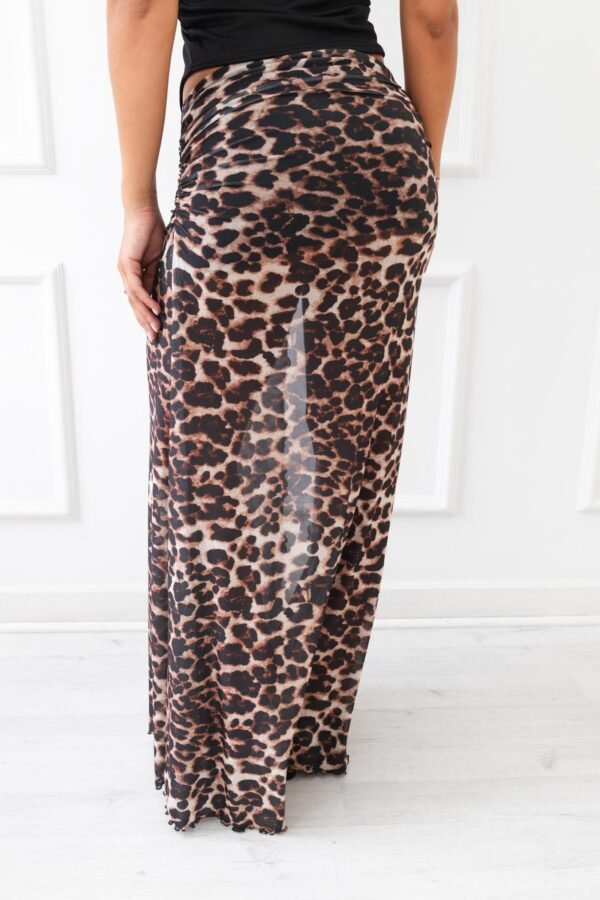 POLLERA FLORENCIA TUL ANIMAL PRINT