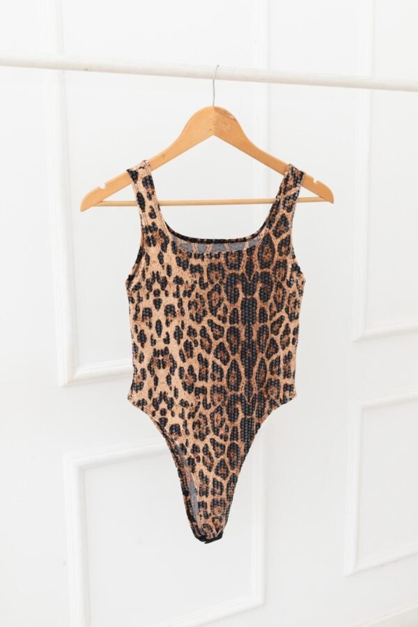 BODY CLARISA ANIMAL LENTEJUELAS