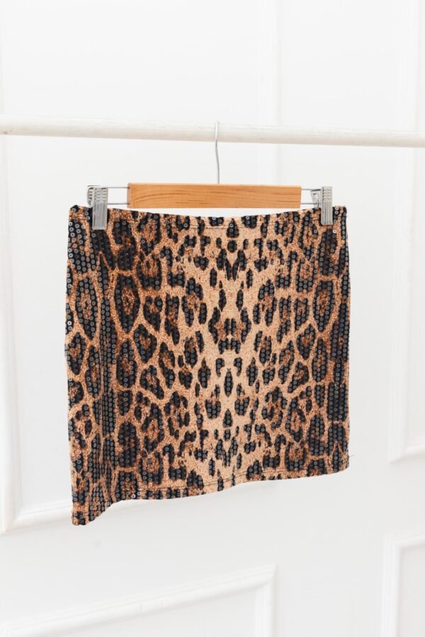 POLLERA ANIMAL LENTEJUELAS