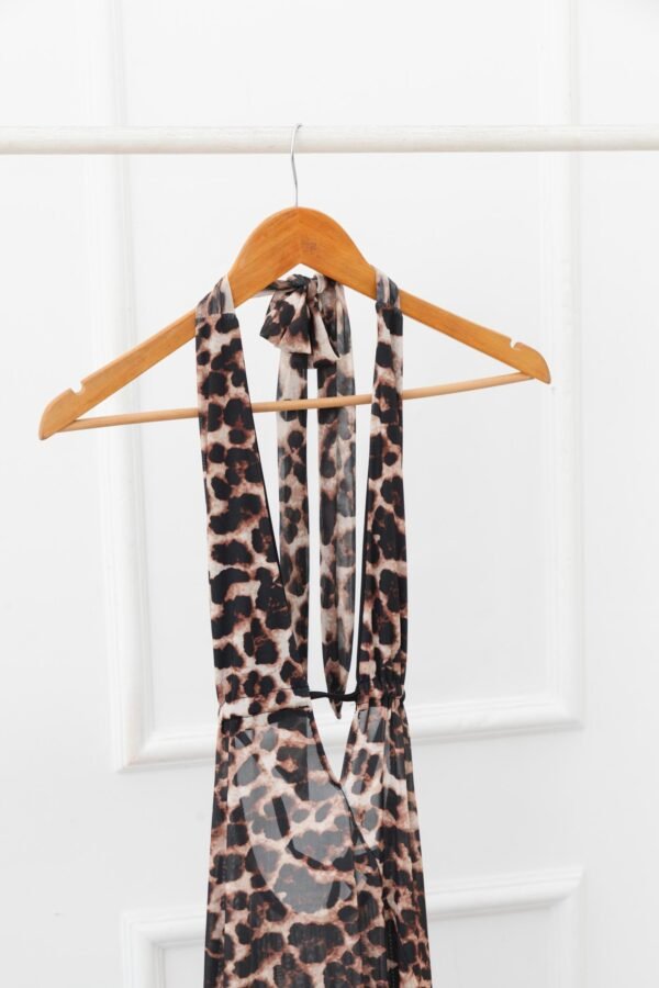 VESTIDO LALI TUL ANIMAL PRINT