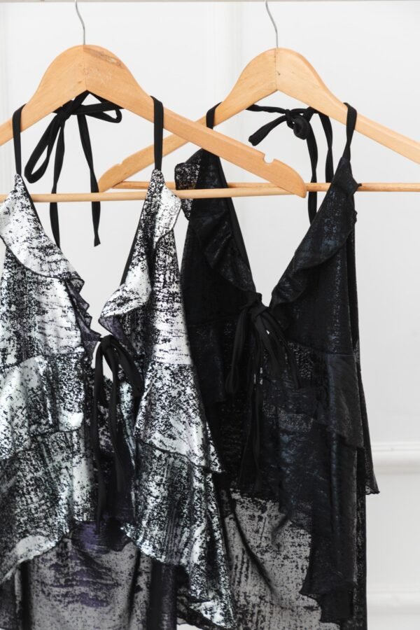 TOP SOFIA TUL METALIZADO