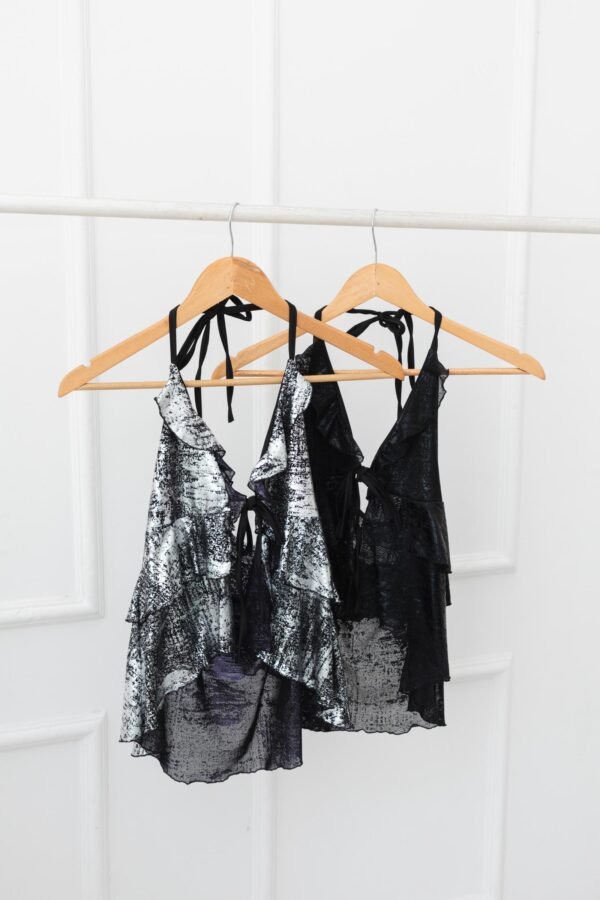 TOP SOFIA TUL METALIZADO