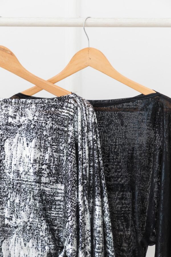 PONCHO TUL METALIZADO