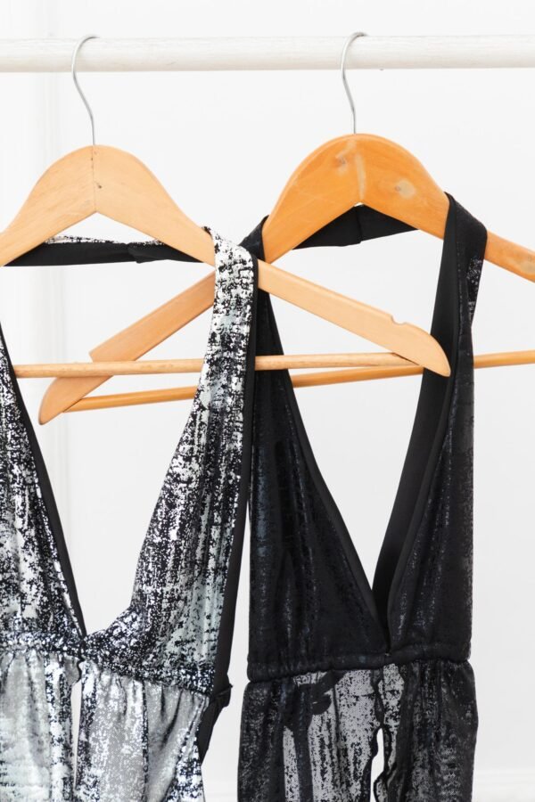 TOP JUDITH TUL METALIZADO