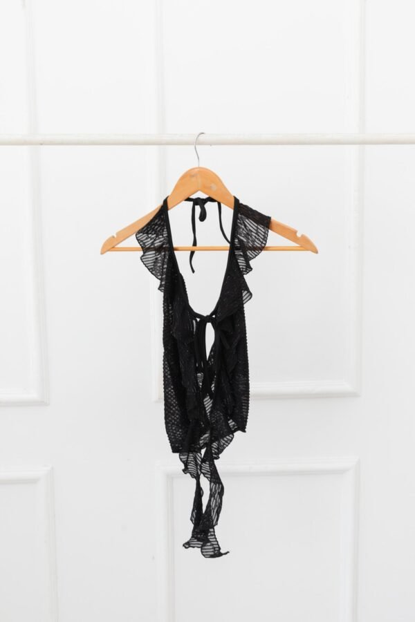 TOP MIA TUL ROSA BRILLOS