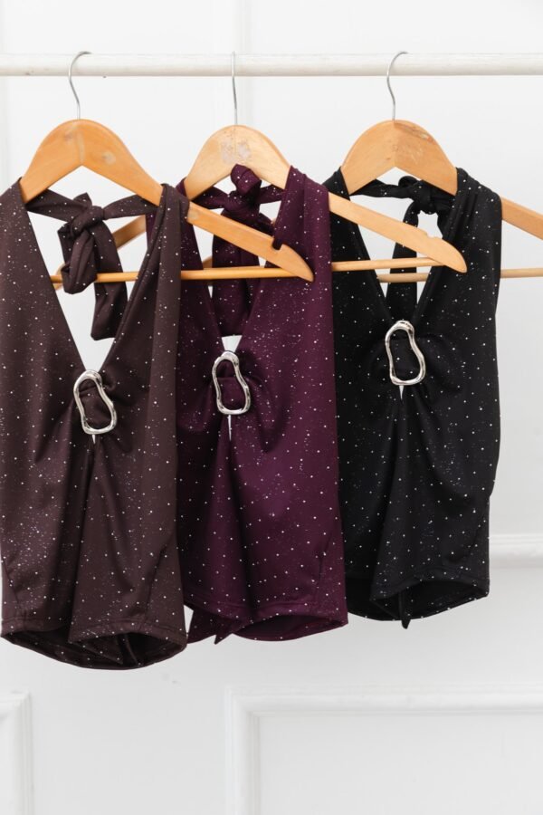 TOP MELA LYCRA GLITTER