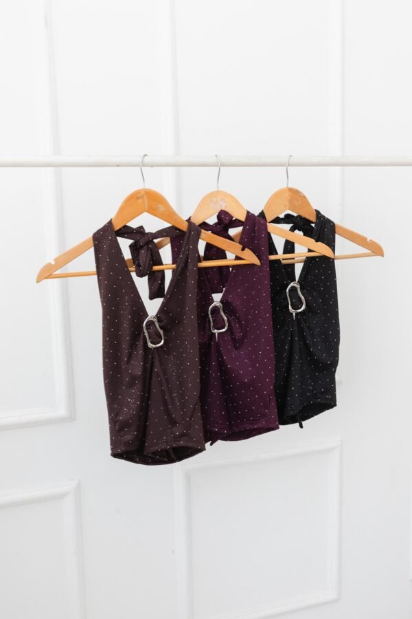 TOP MELA LYCRA GLITTER