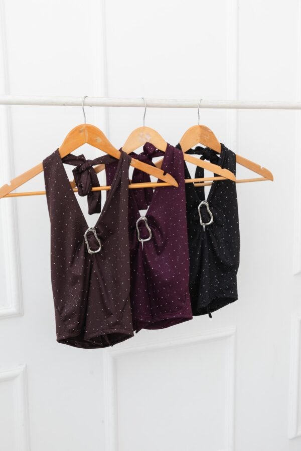 TOP MELA LYCRA GLITTER