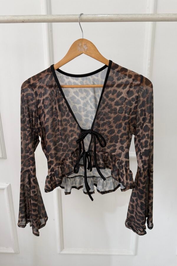 SAQUITO VICTORIA TUL ANIMAL PRINT