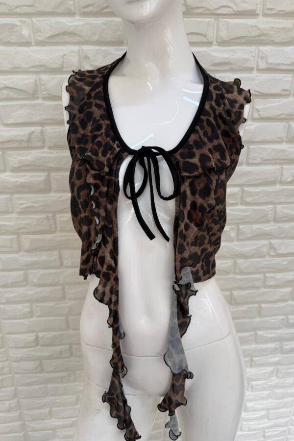 TOP MIA TUL ANIMAL PRINT