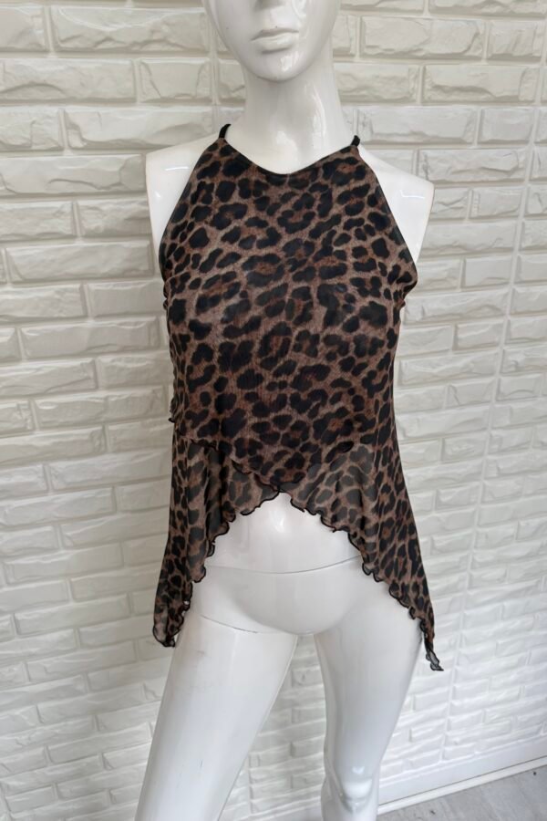 TOP ALICIA TUL ANIMAL PRINT