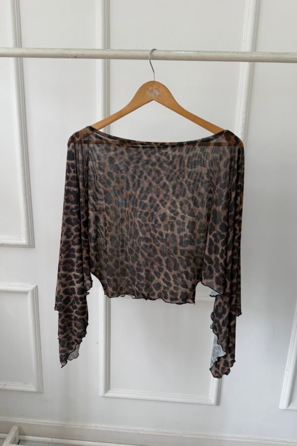PONCHO TUL ANIMAL PRINT