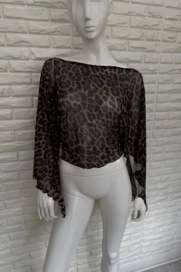 PONCHO TUL ANIMAL PRINT