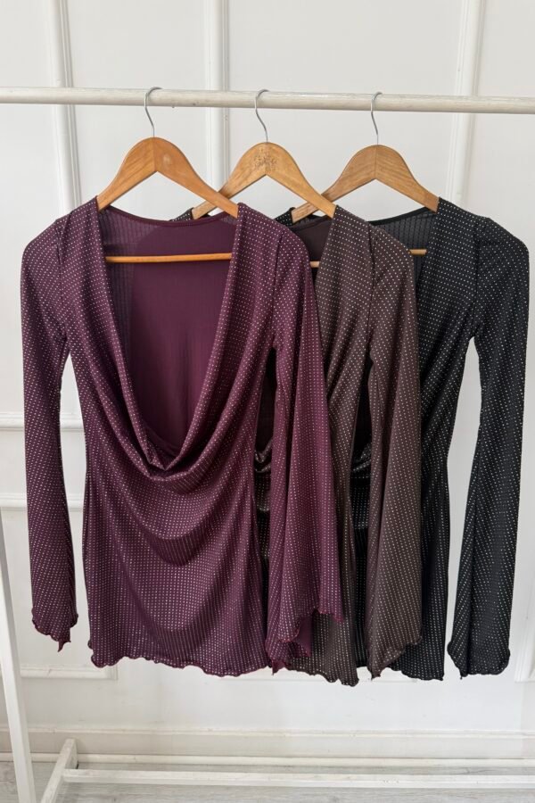 VESTIDO ELECTRA BUCHE LYCRA BRILLOS