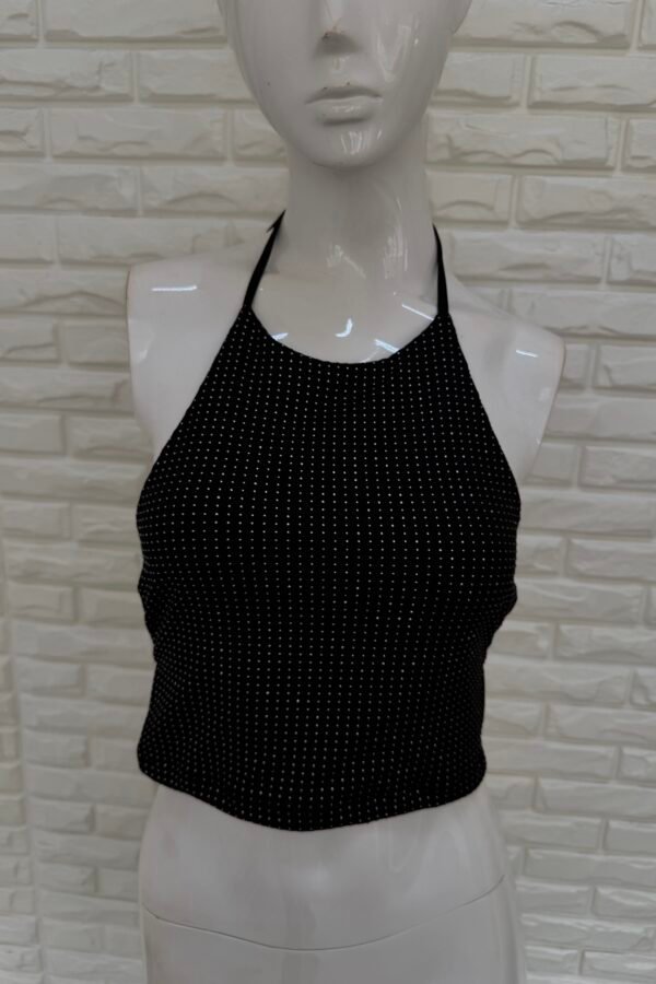 TOP JOSEFINA BUCHE LYCRA BRILLOS