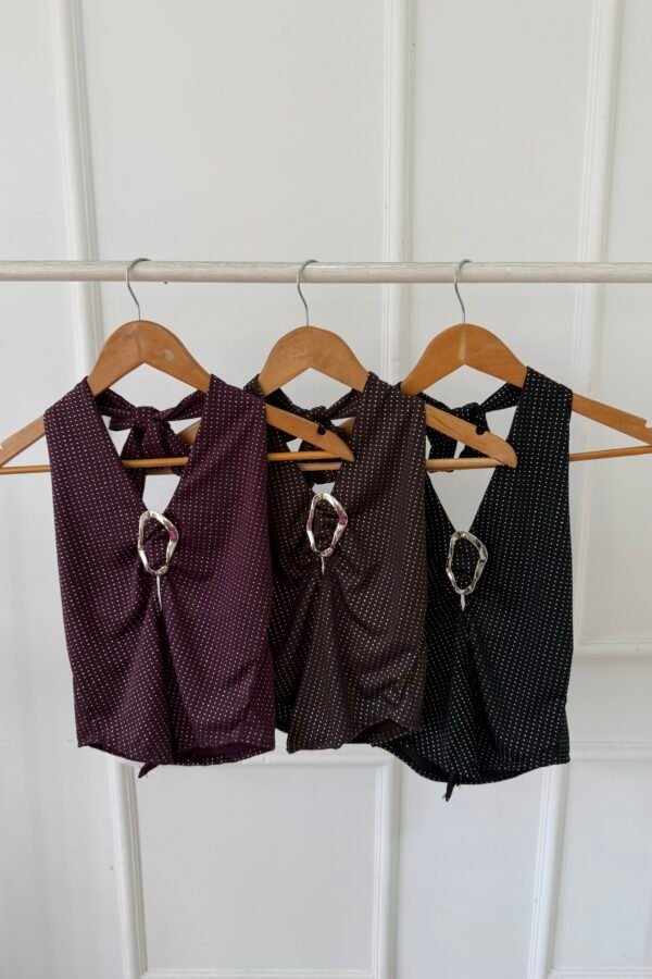 TOP MELA LYCRA BRILLOS