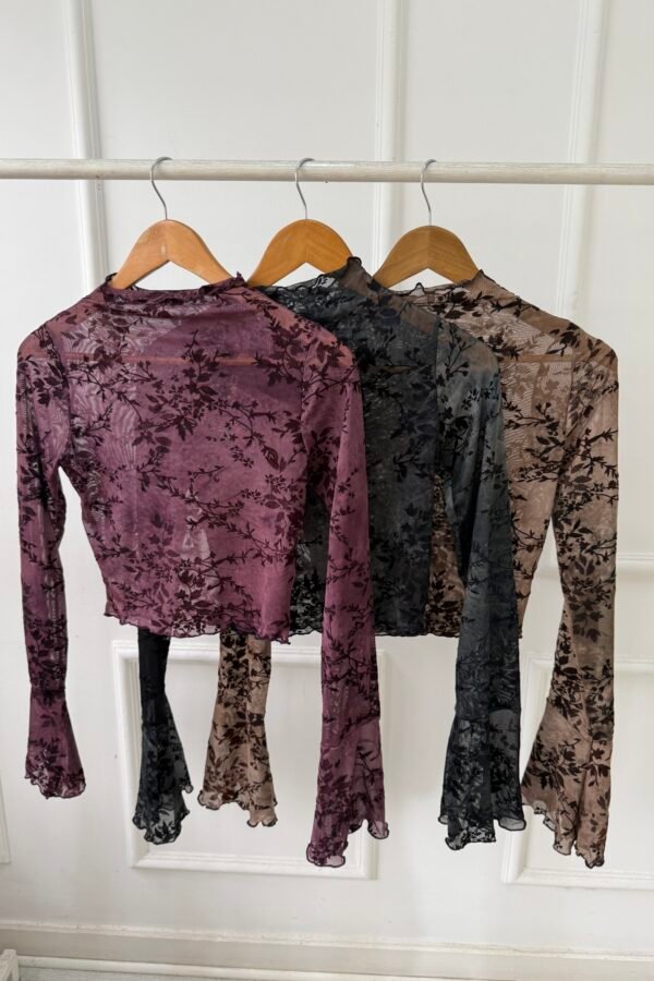 POLERA JULIETA TUL FLOR BATIK