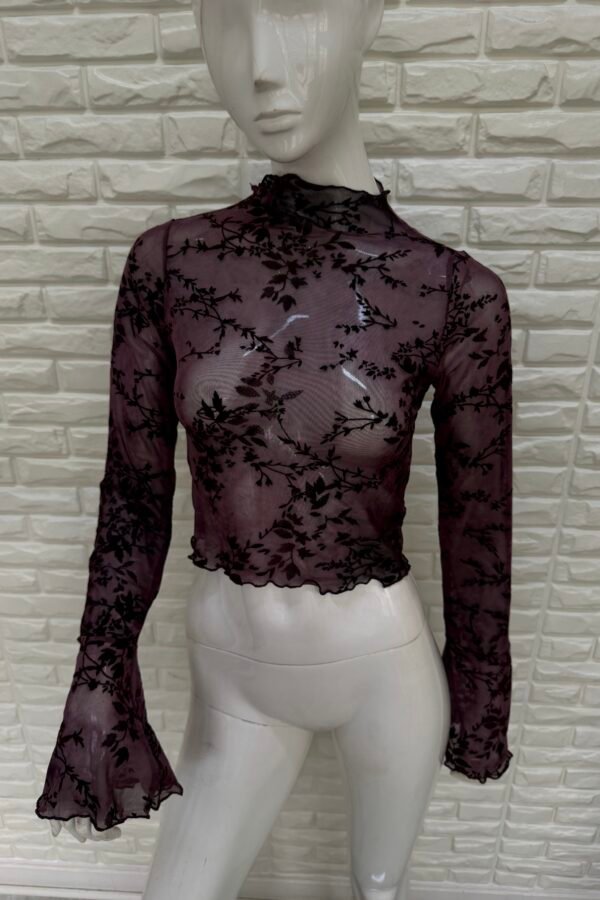 POLERA JULIETA TUL FLOR BATIK