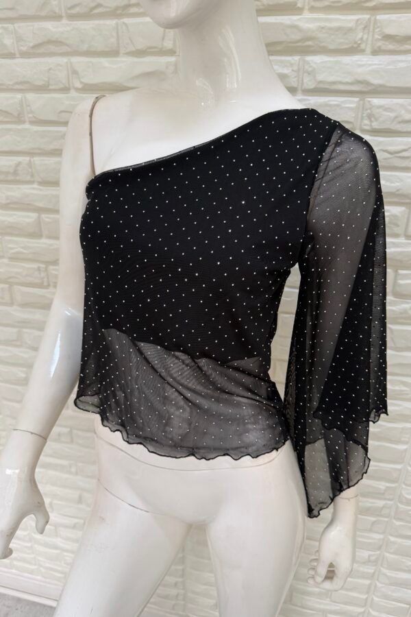 TOP RIHANA TUL STRASS