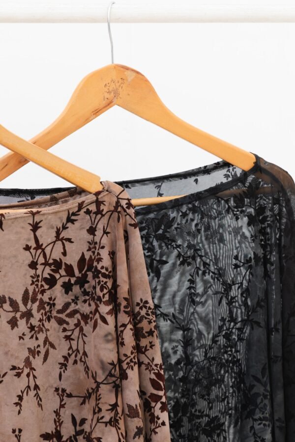 PONCHO TUL FLOR BATIK