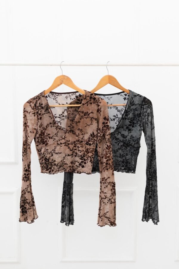 MANGA LARGA SELMA TUL FLOR BATIK