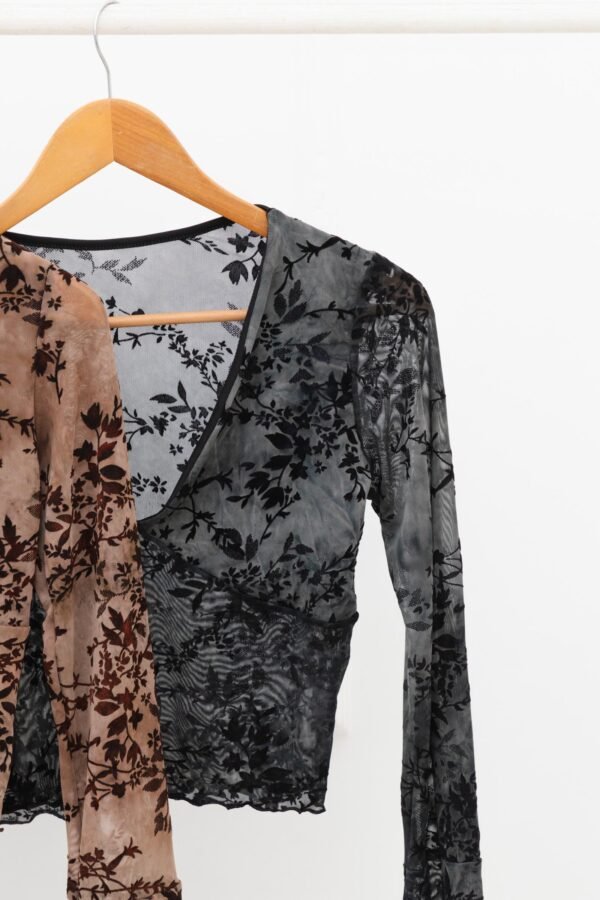 MANGA LARGA SELMA TUL FLOR BATIK