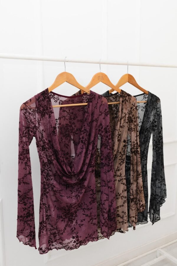 VESTIDO ELECTRA TUL FLOR BATIK