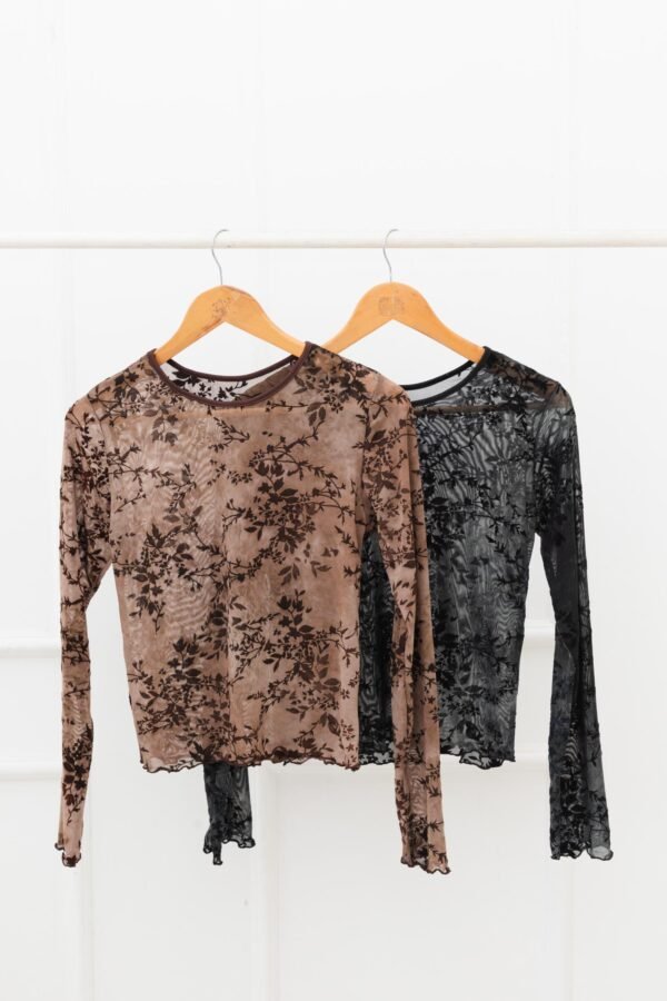 MANGA LARGA TUL FLOR BATIK