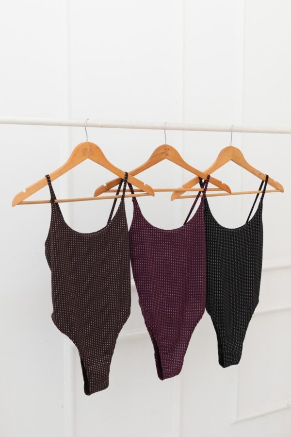 BODY FRANCISCA LYCRA BRILLOS