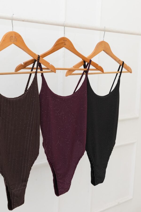 BODY FRANCISCA LYCRA BRILLOS