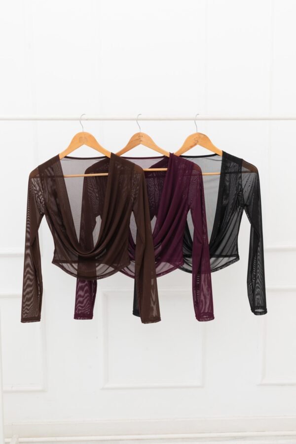 MANGA LARGA BUCHE TUL LISO