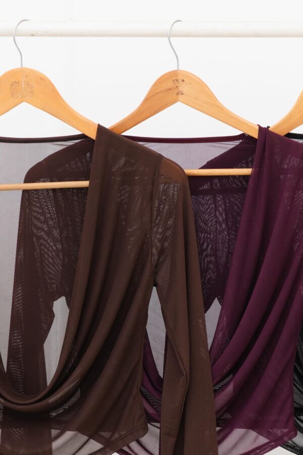 MANGA LARGA BUCHE TUL LISO