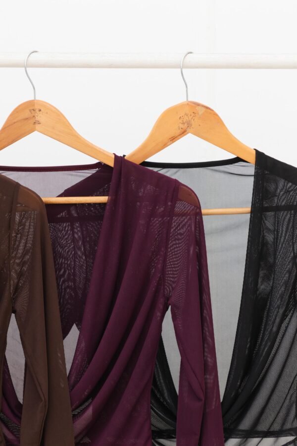 MANGA LARGA BUCHE TUL LISO