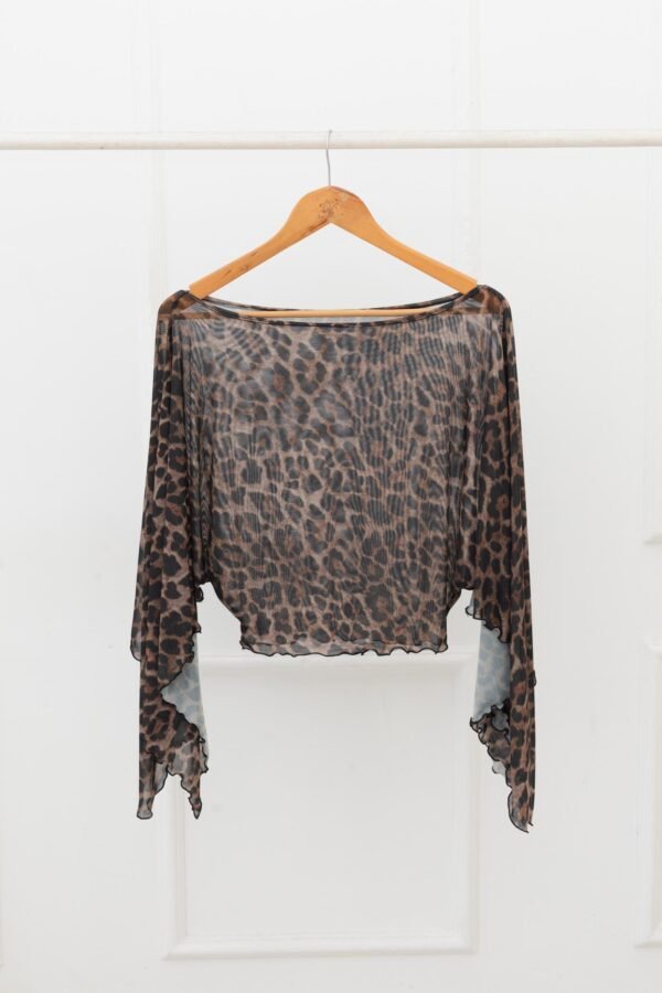 PONCHO TUL ANIMAL PRINT