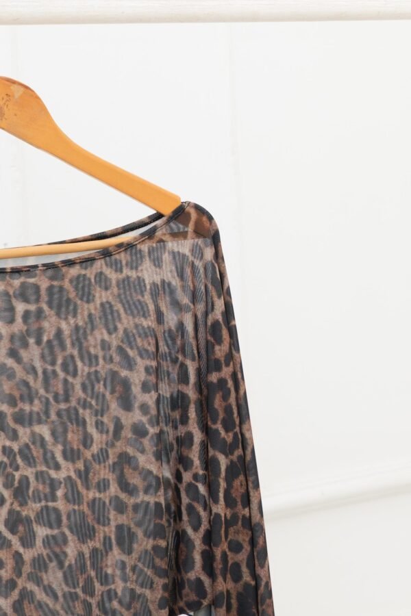 PONCHO TUL ANIMAL PRINT