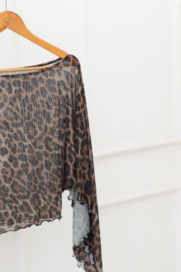 PONCHO TUL ANIMAL PRINT