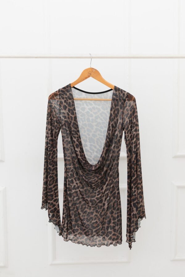 VESTIDO ELECTRA BUCHE TUL ANIMAL PRINT
