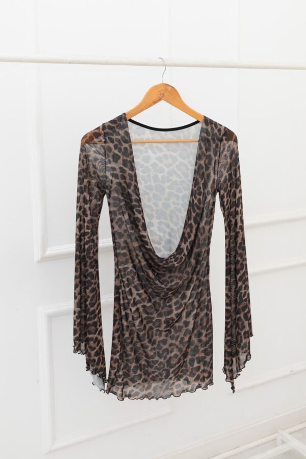 VESTIDO ELECTRA BUCHE TUL ANIMAL PRINT