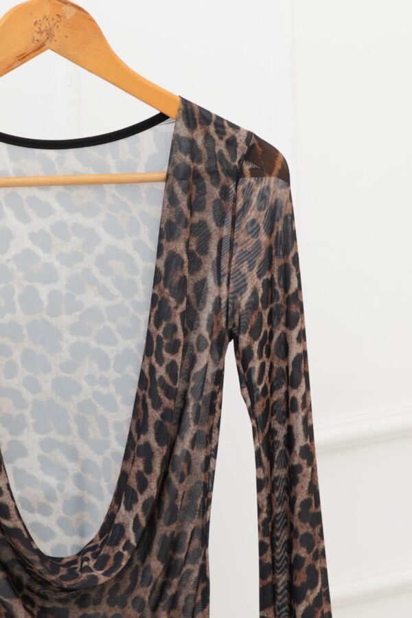 VESTIDO ELECTRA BUCHE TUL ANIMAL PRINT
