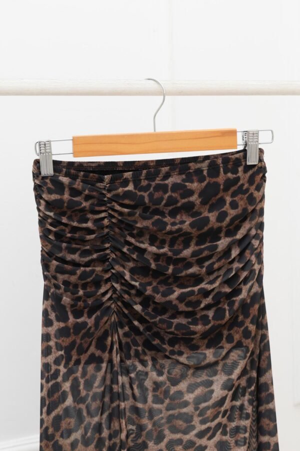 POLLERA FLORENCIA TUL ANIMAL PRINT