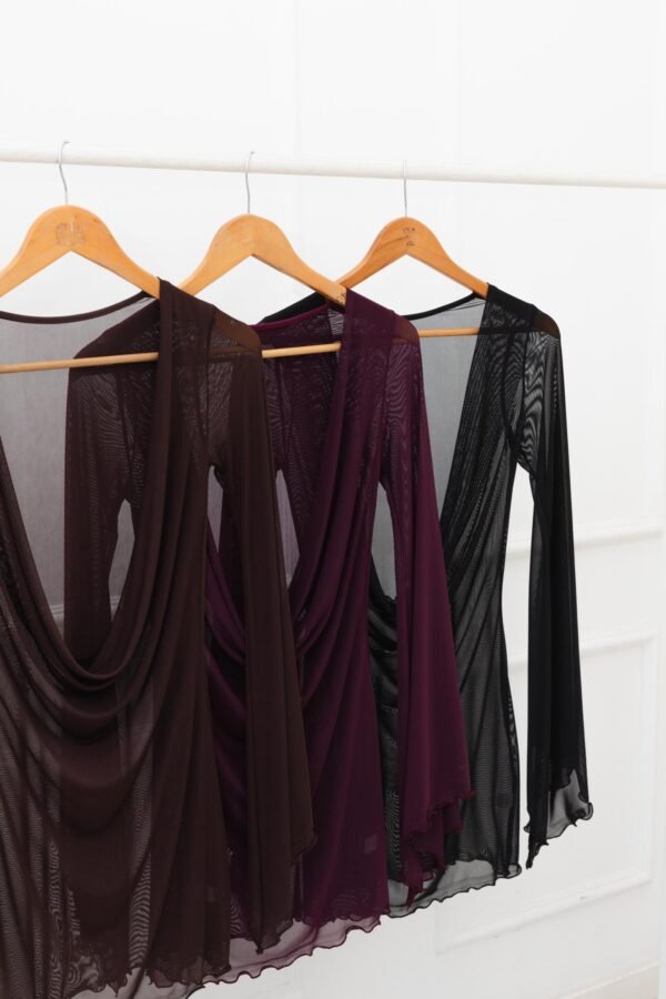 VESTIDO ELECTRA BUCHE TUL LISO