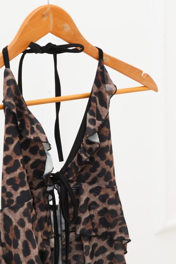 TOP SOFIA TUL ANIMAL PRINT