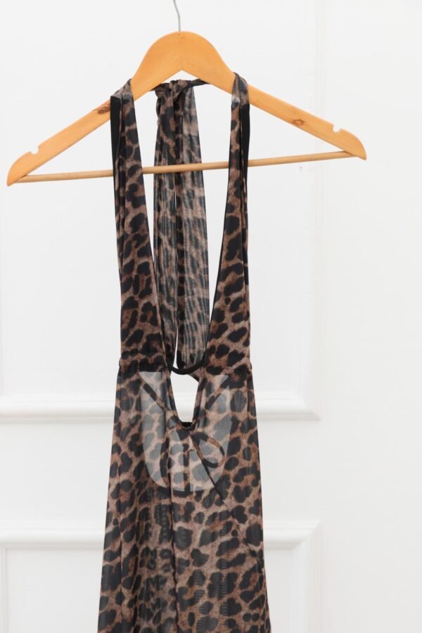 VESTIDO LALI TUL ANIMAL PRINT