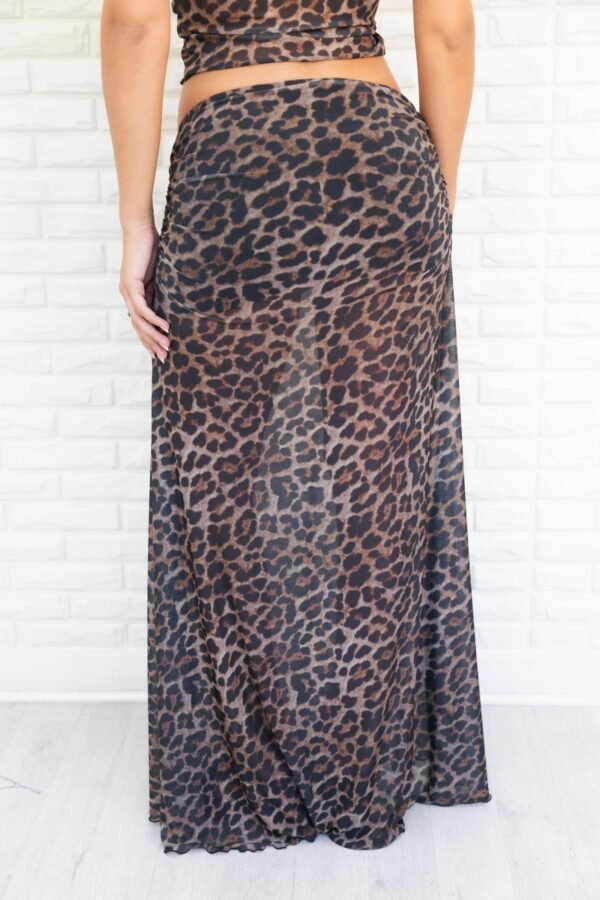 POLLERA FLORENCIA TUL ANIMAL PRINT