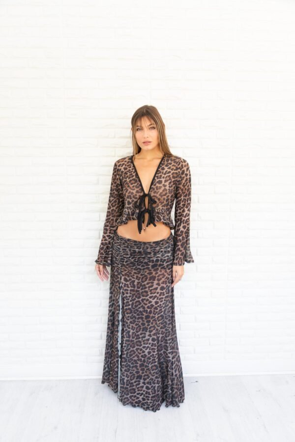 SAQUITO VIVIANA TUL ANIMAL PRINT