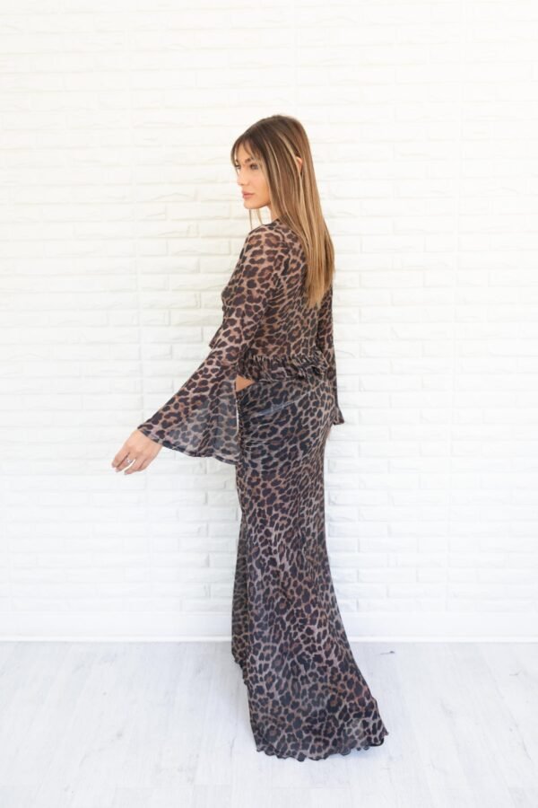 SAQUITO VIVIANA TUL ANIMAL PRINT