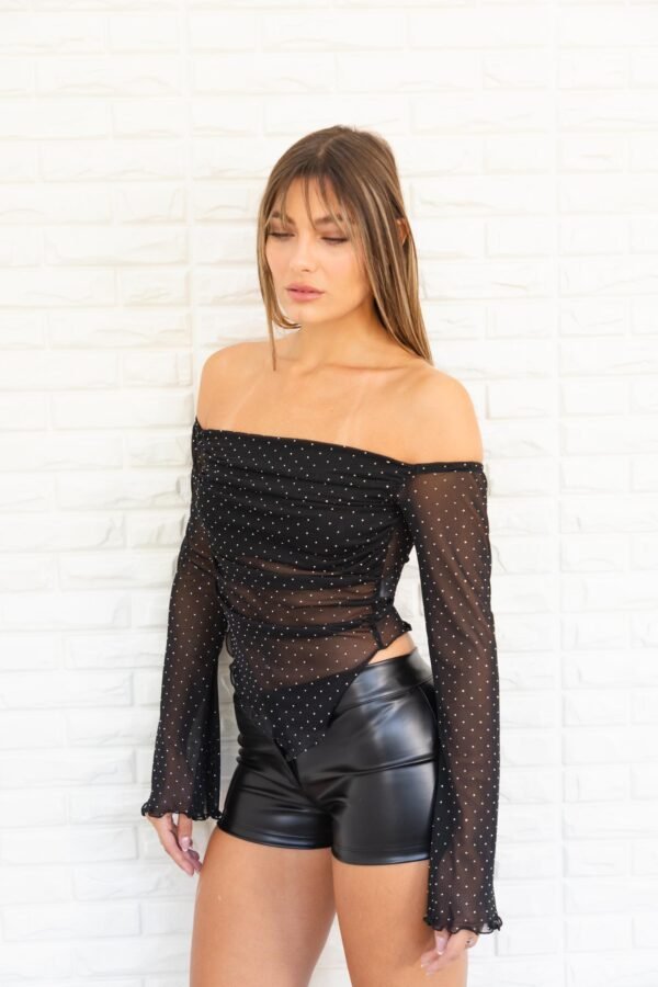 MANGA LARGA MICHELLE TUL STRASS