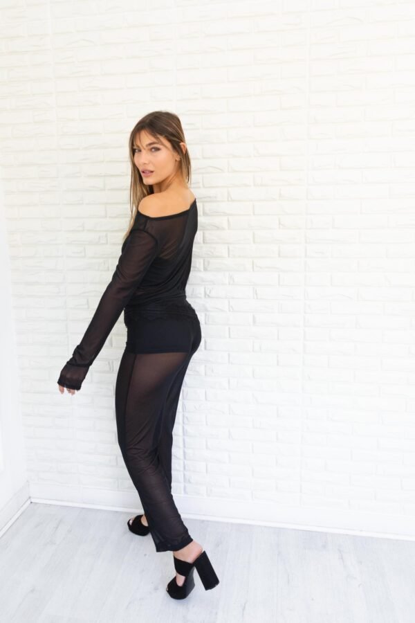 MANGA LARGA SUSI TUL PUNTILLA