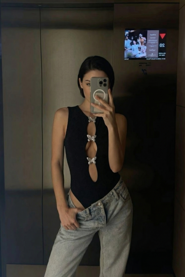 BODY MARIPOSA BRILLOS