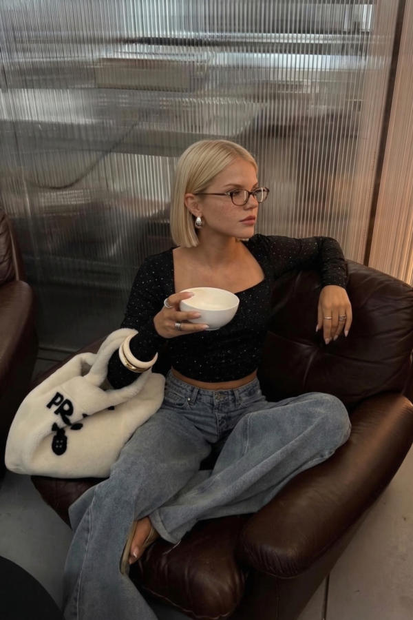 MANGA LARGA ANAHI LYCRA GLITTER